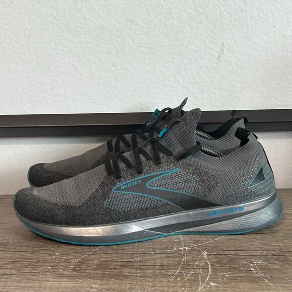 Brooks Levitate StealthFit 5 Men’s Athletic Running Shoes Size 13 Gray - Picture 1 of 8